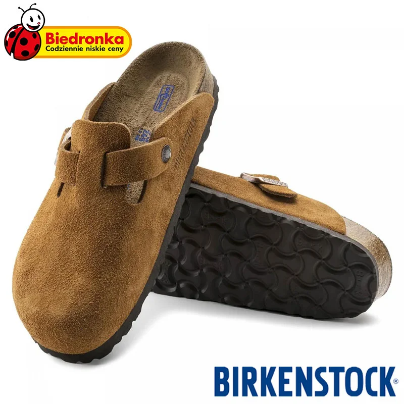 Round-toe Birkenstock shoes